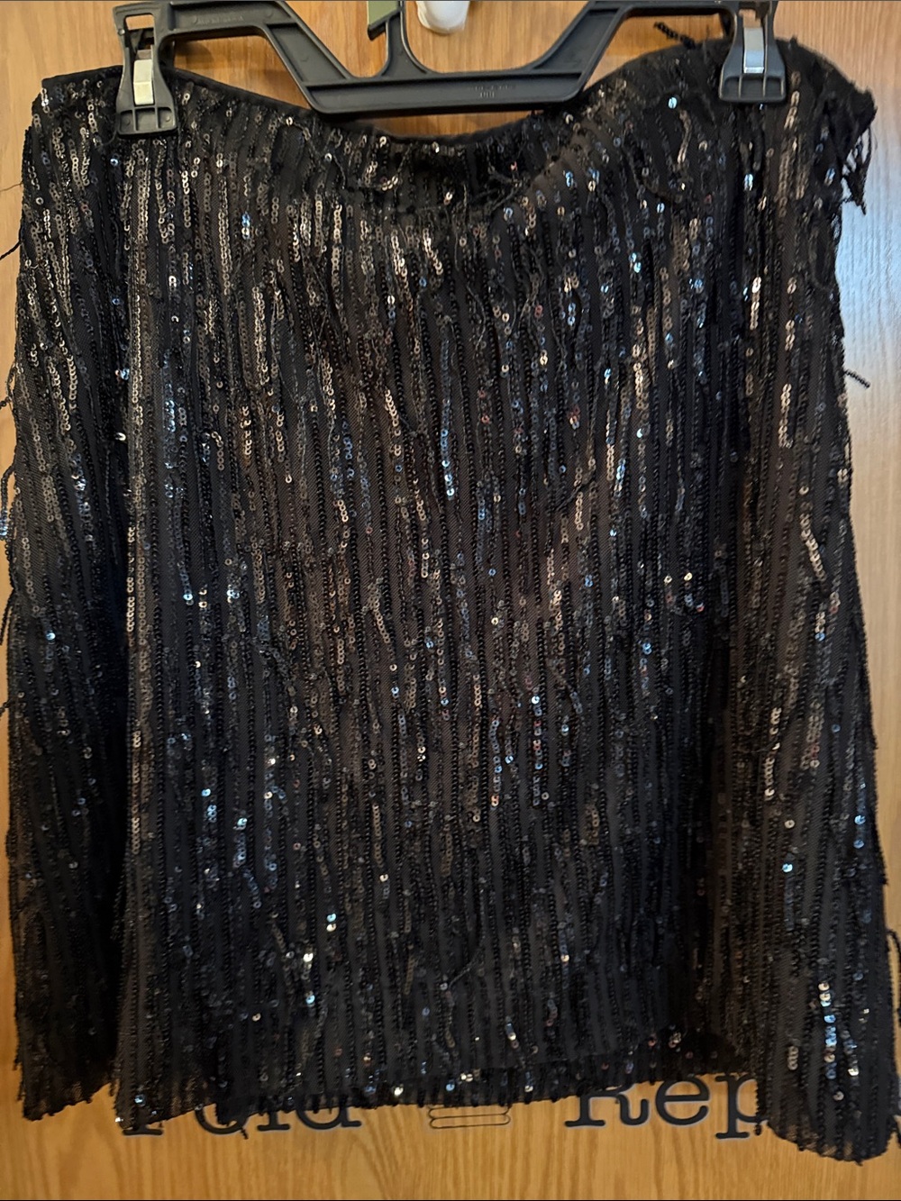 Black Sequin Women's skirt